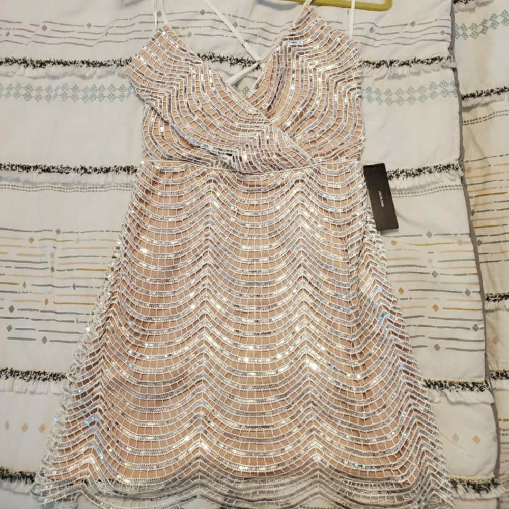 Lulu's Sequin Bachelorette Dress